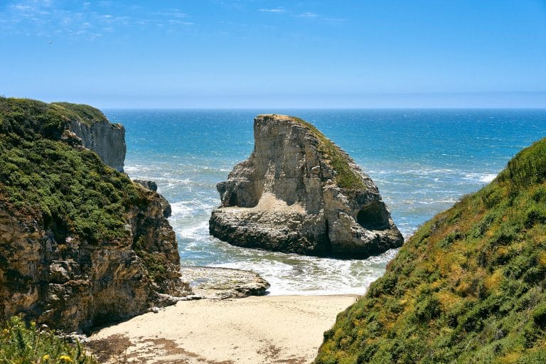 Shark Fin Cove, Davenport, California