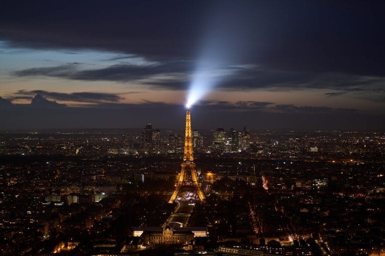 Montparnasse Tower view of Eiffel Tower