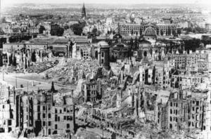 Dresden after 1945 Allied Bombing